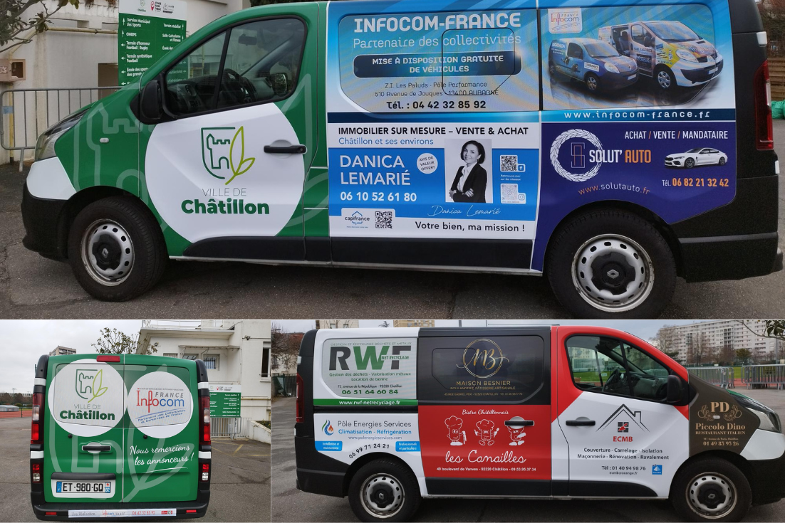 Les entreprises financent le minibus