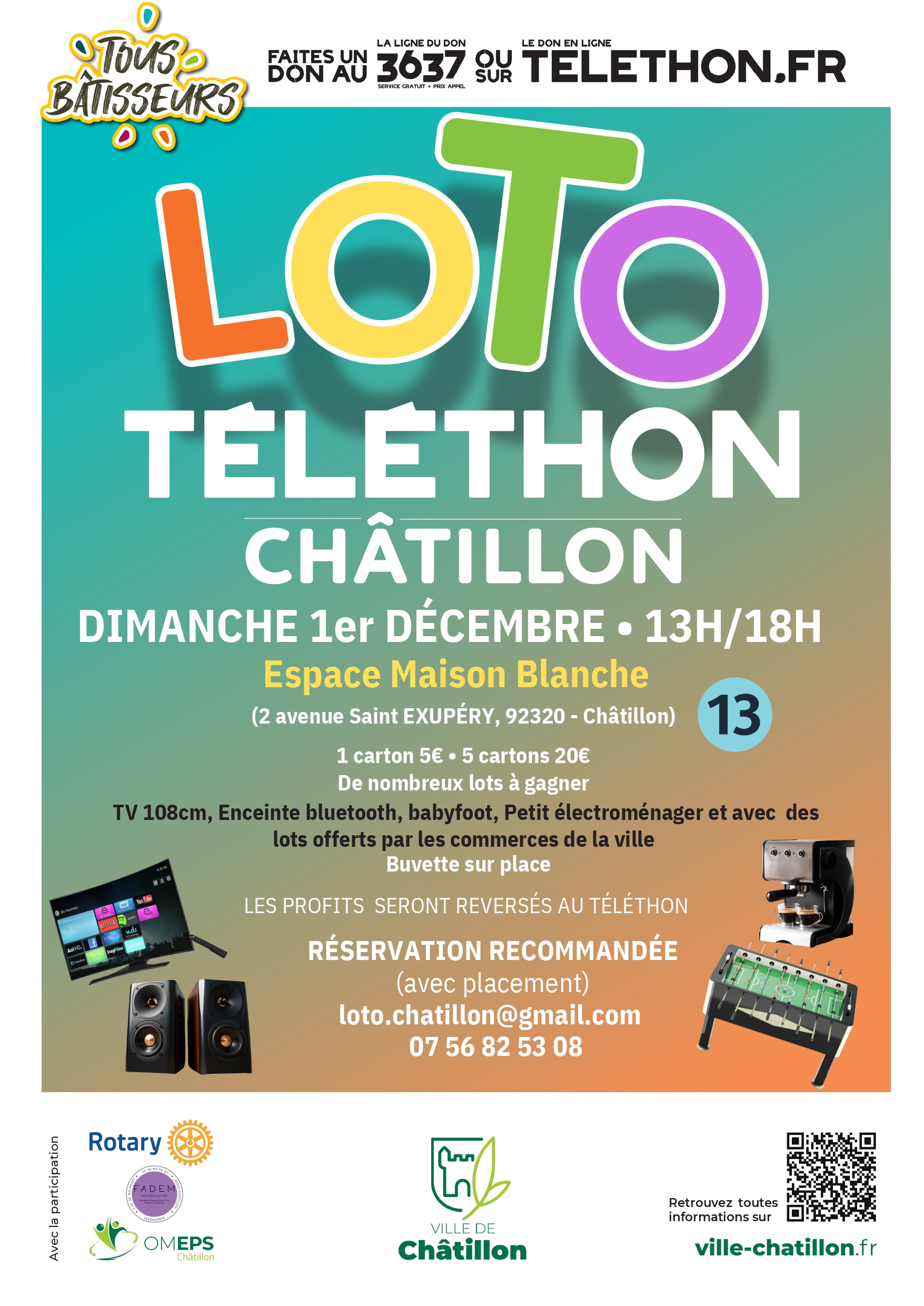 Affiche LOTO 2024 pour le Téléthon