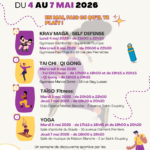 Ateliers sportifs du 4 au 7 mai