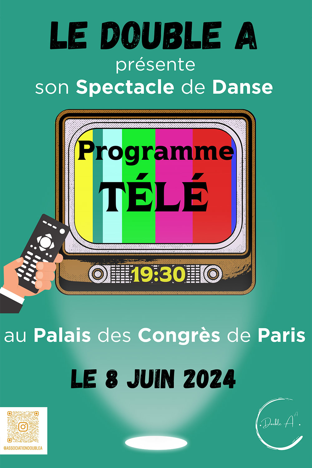 Spectacle danse association Double A à Châtillon (92) au Palais des Congrès de Paris